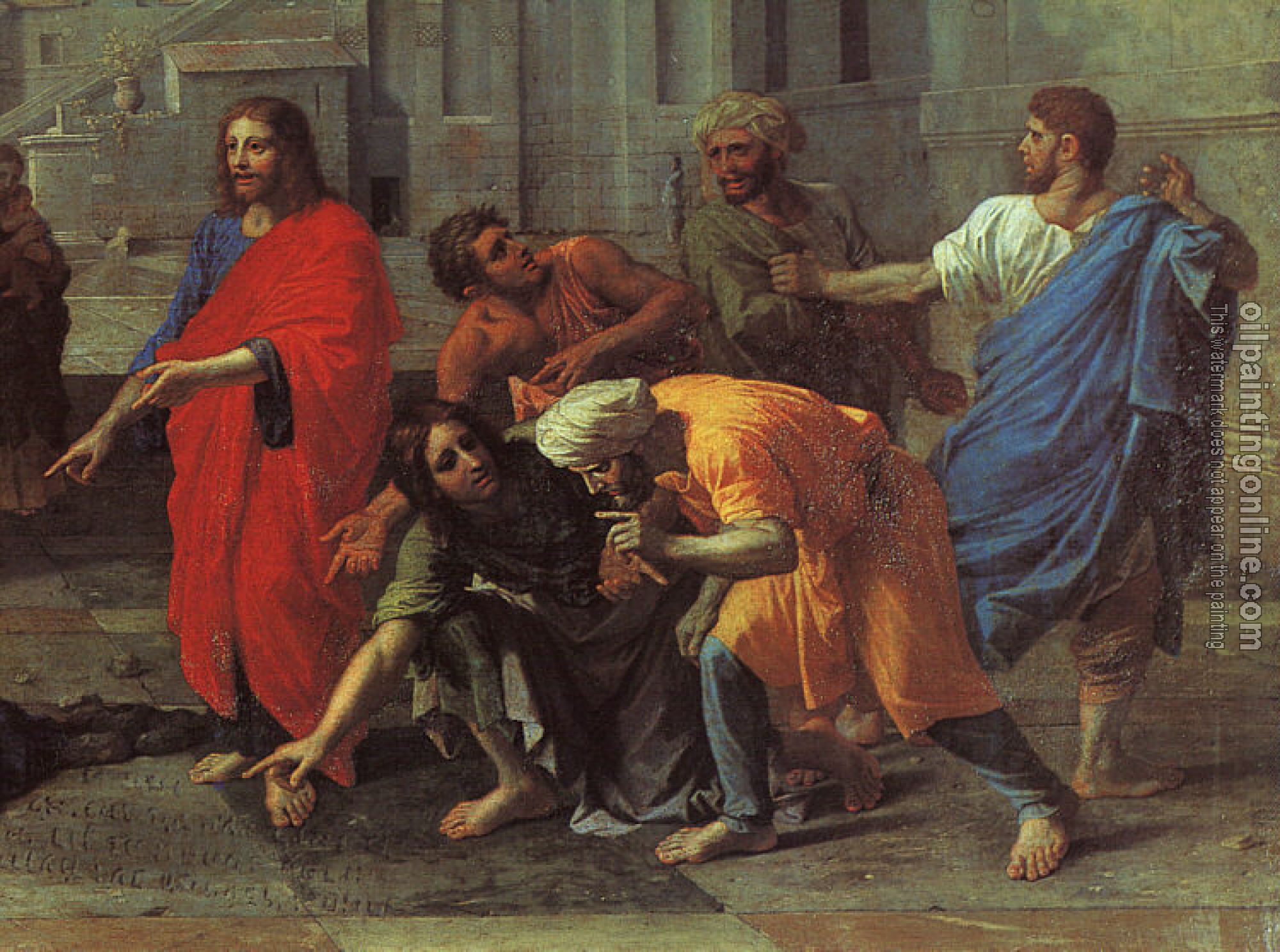 Poussin, Nicolas - Christ and the Woman Taken in Adultery